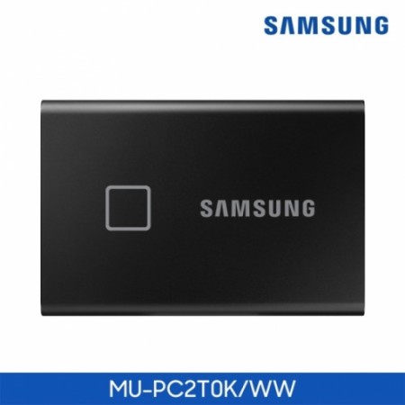 삼성전자 포터블 T7 Touch USB3.2 Gen2 1TB 블랙 MU-PC1T0K/WW