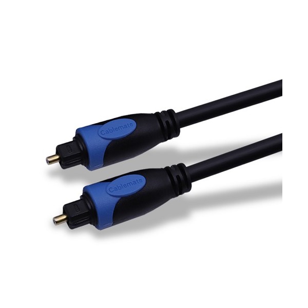 CABLEMATE 오디오 광케이블 각각 (5파이) 고순도 OFC 케이블 (1m)
