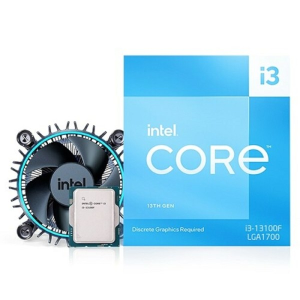 인텔 코어i3-13세대 13100F (랩터레이크)(벌크+RM1 쿨러)