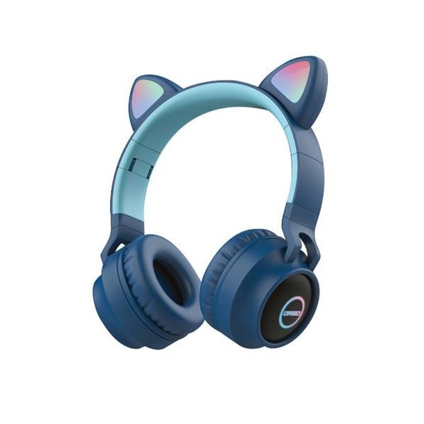 [디알고] BH028C 고양이 블루투스 헤드폰 (다크블루)