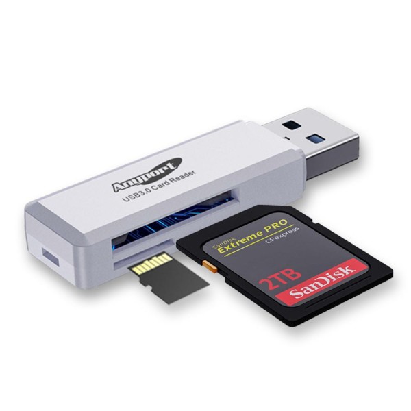 엘디네트웍스 Anyport USB 3.0 카드리더기 AP-U30W (단품)