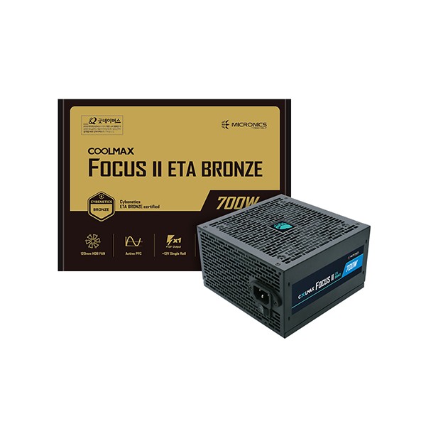 마이크로닉스 COOLMAX FOCUS II 700W ETA BRONZE PCIE5