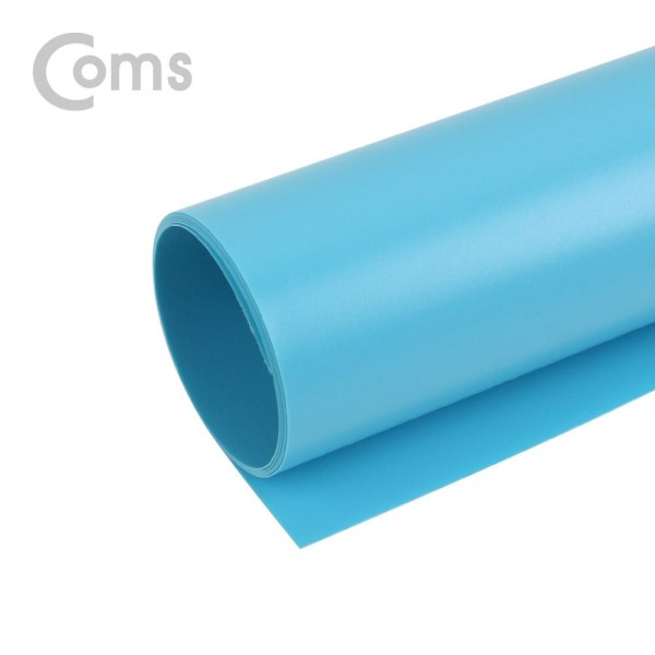 Coms 촬영 PVC 양면 무광 배경지 (60*115cm) Blue BS807