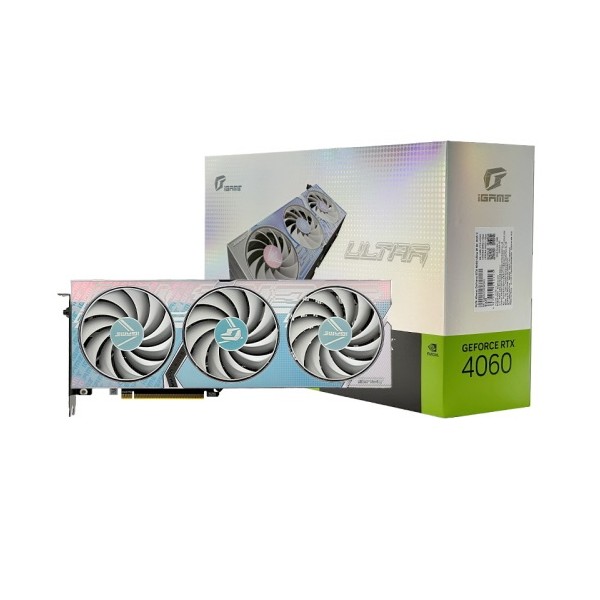 COLORFUL iGame 지포스 RTX 4060 ULTRA OC White D6 8GB