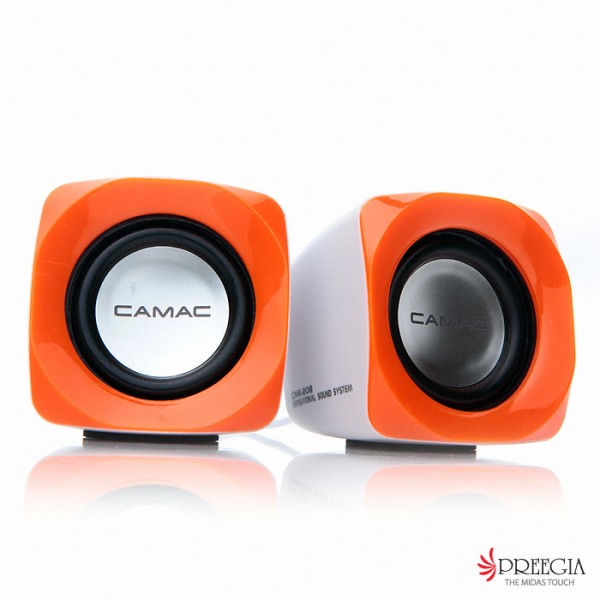 CAMAC 2채널스피커 CMK-208 (오렌지) USB전원