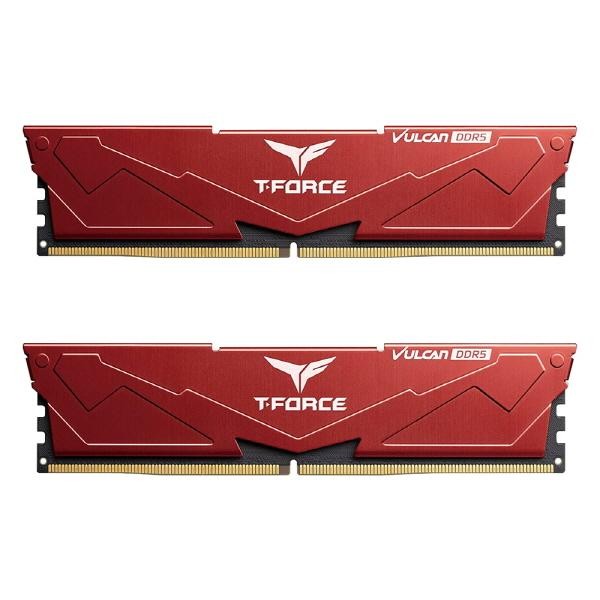 TeamGroup T-Force DDR5-6400 CL34 Vulcan Red 패키지 (64GB(32Gx2))