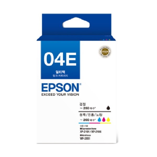 Epson 정품 04E (T04E670) 4색 세트
