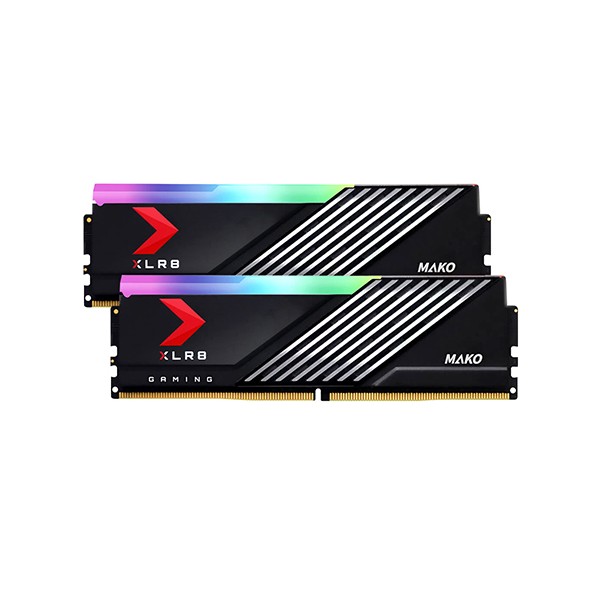 PNY XLR8 DDR5-6400 CL32 MAKO RGB 블랙 패키지 마이크로닉스 (32GB(16Gx2))