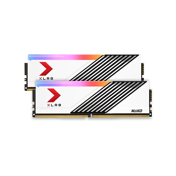 PNY XLR8 DDR5-6400 CL32 MAKO RGB 화이트 패키지 마이크로닉스 (32GB(16Gx2))