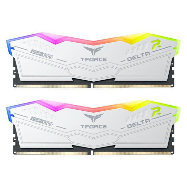 TeamGroup T-Force DDR5-8000 CL38 Delta RGB 화이트 패키지 서린 (48GB(24Gx2))