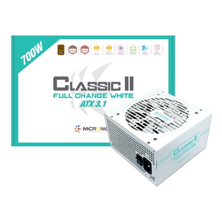 마이크로닉스 Classic II 풀체인지 700W 80PLUS BRONZE ATX 3.1 (PCIE5.1) 화이트