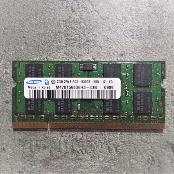 삼성 노트북메모리 DDR2 2GB PC2-5300S
